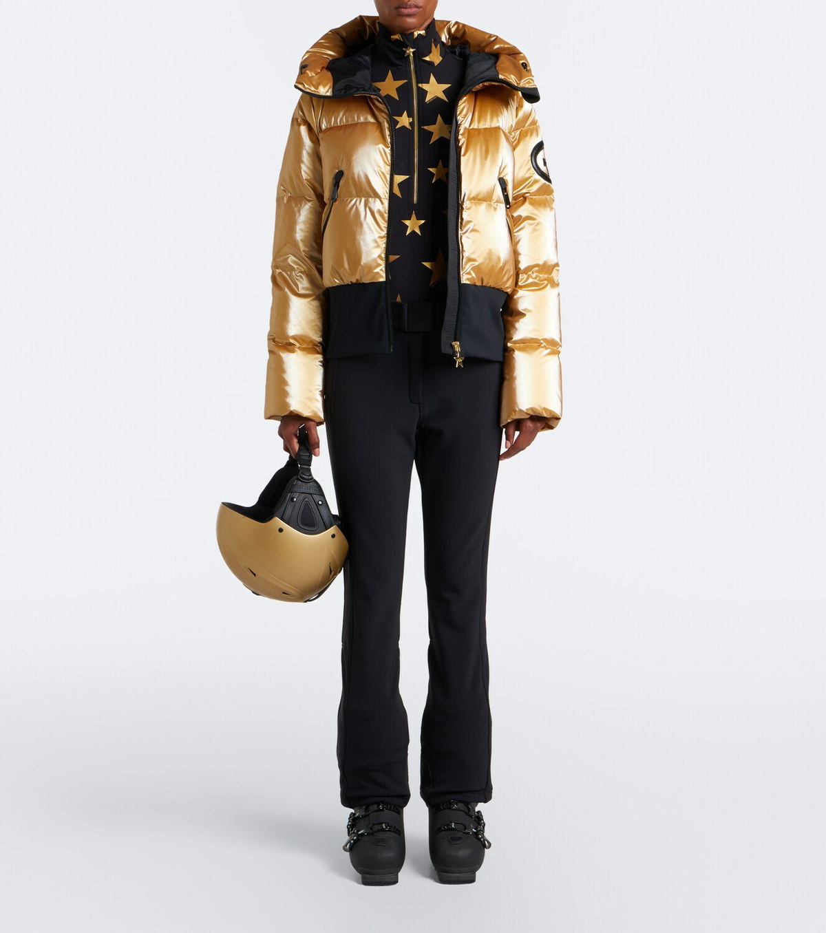 Goldbergh Hikari printed half-zip ski top