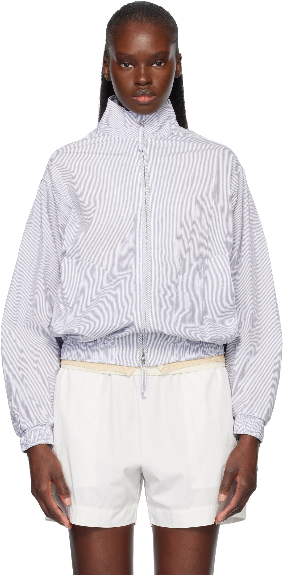 Nothing Written Women's Mole Skin Hunting Cotton Jacket in Khaki
