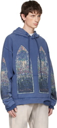 Who Decides War Blue Faded Hoodie