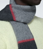 Loewe - Window wool and cashmere scarf