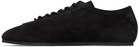Dries Van Noten Black Suede Sneakers