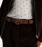 Miu Miu Braided leather belt
