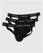 Calvin Klein Underwear Jock Strap 3 Pack Black - Mens - Boxers & Briefs