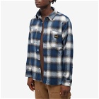 Stan Ray Men's Check Flannel Shirt in Navy Plaid