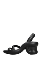 Camper Kobarah Sandals In Black Rubber/plasic