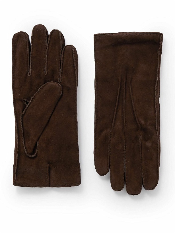 Photo: Thom Sweeney - Cashmere-Lined Suede Gloves