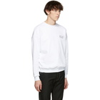 KAR / LArt de LAutomobile Reversible White Classic Garage Crewneck Sweatshirt