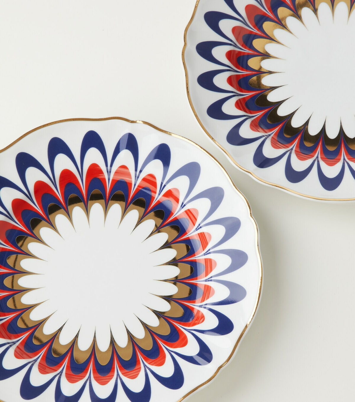 Bitossi - Flora set of 4 dinner plates