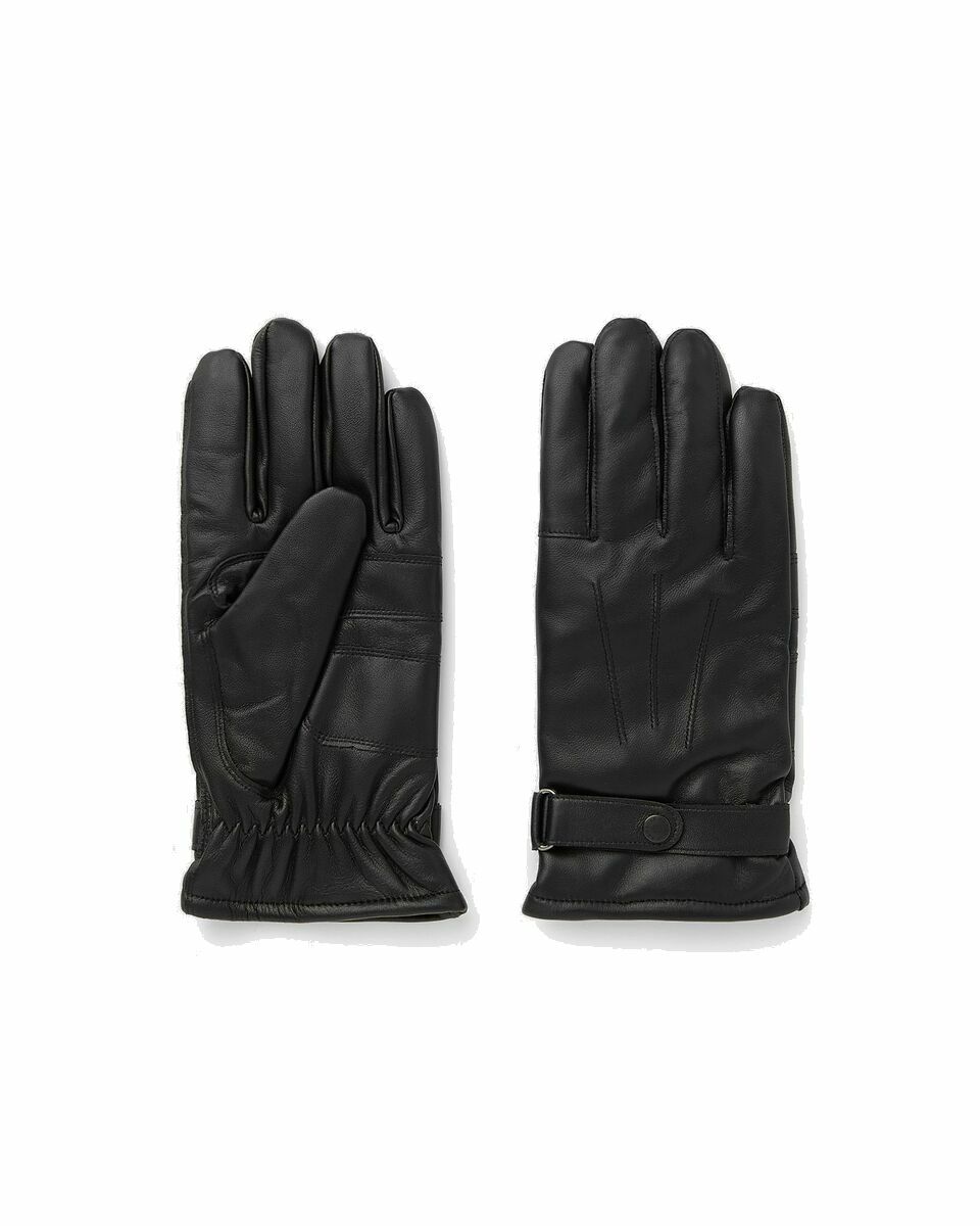 Photo: Barbour Barbour White Label Burnish Lth Gl Black - Mens - Gloves