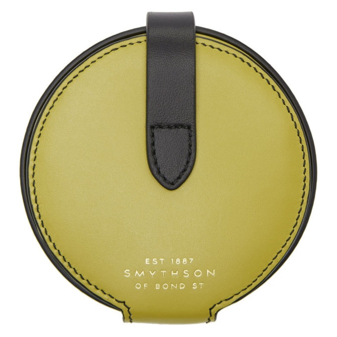 Smythson Yellow Circle Coin Purse Smythson