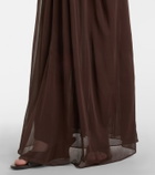 Tory Burch Belted jersey maxi dress