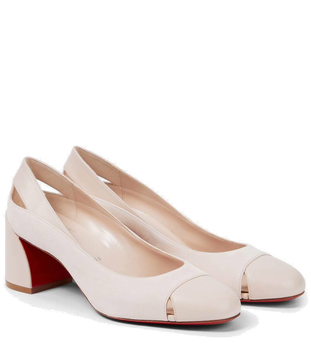 Christian Louboutin - Duvette Spikes 100 suede pumps