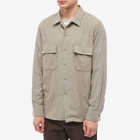 Universal Works Men's Alaska Cotton Worker Shirt in Sand