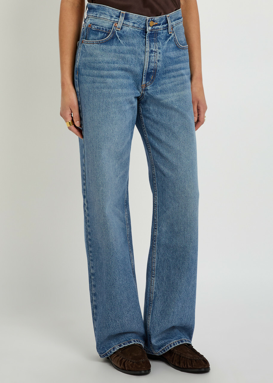 B Sides Bec Straight-leg Jeans Blue