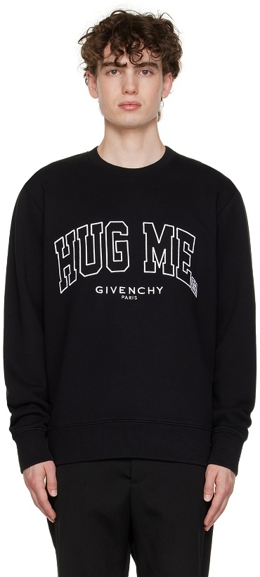 Photo: Givenchy Black 'Hug Me' Sweatshirt