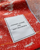 Canada Goose X Rokh X Matt Mc Cormick Landscape Wool Knit Scarf Blue - Mens - Scarves