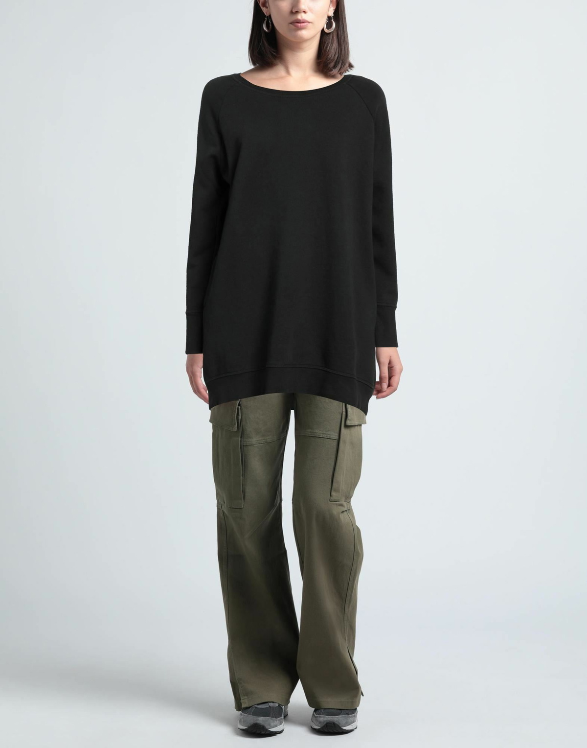 Crossley Womens Sweatshirt in Black