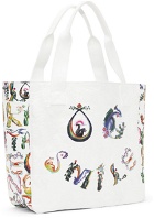 Opening Ceremony White 'Smile' Tote