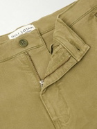 Nili Lotan - Carpenter Straight-Leg Cropped Cotton-Blend Twill Trousers - Green