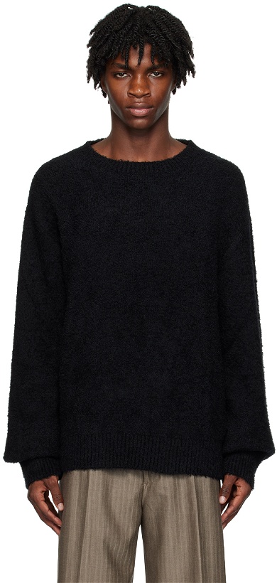 Photo: mfpen Black Furry Sweater