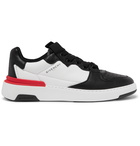 Givenchy - Wing Grosgrain-Trimmed Full-Grain Leather Sneakers - White