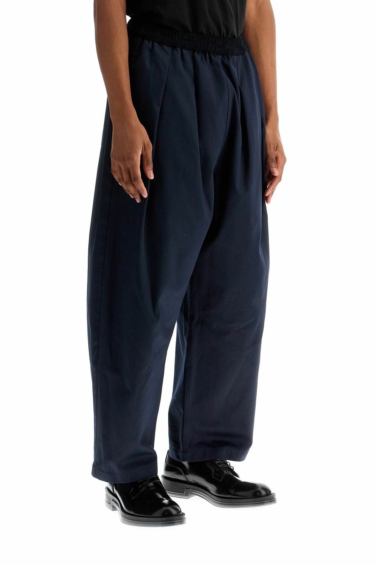 MAISON MARGIELA wide cotton trousers for comfortable everyday Blue MAISON MARGIELA wide cotton trousers for comfortable everyday Blue
