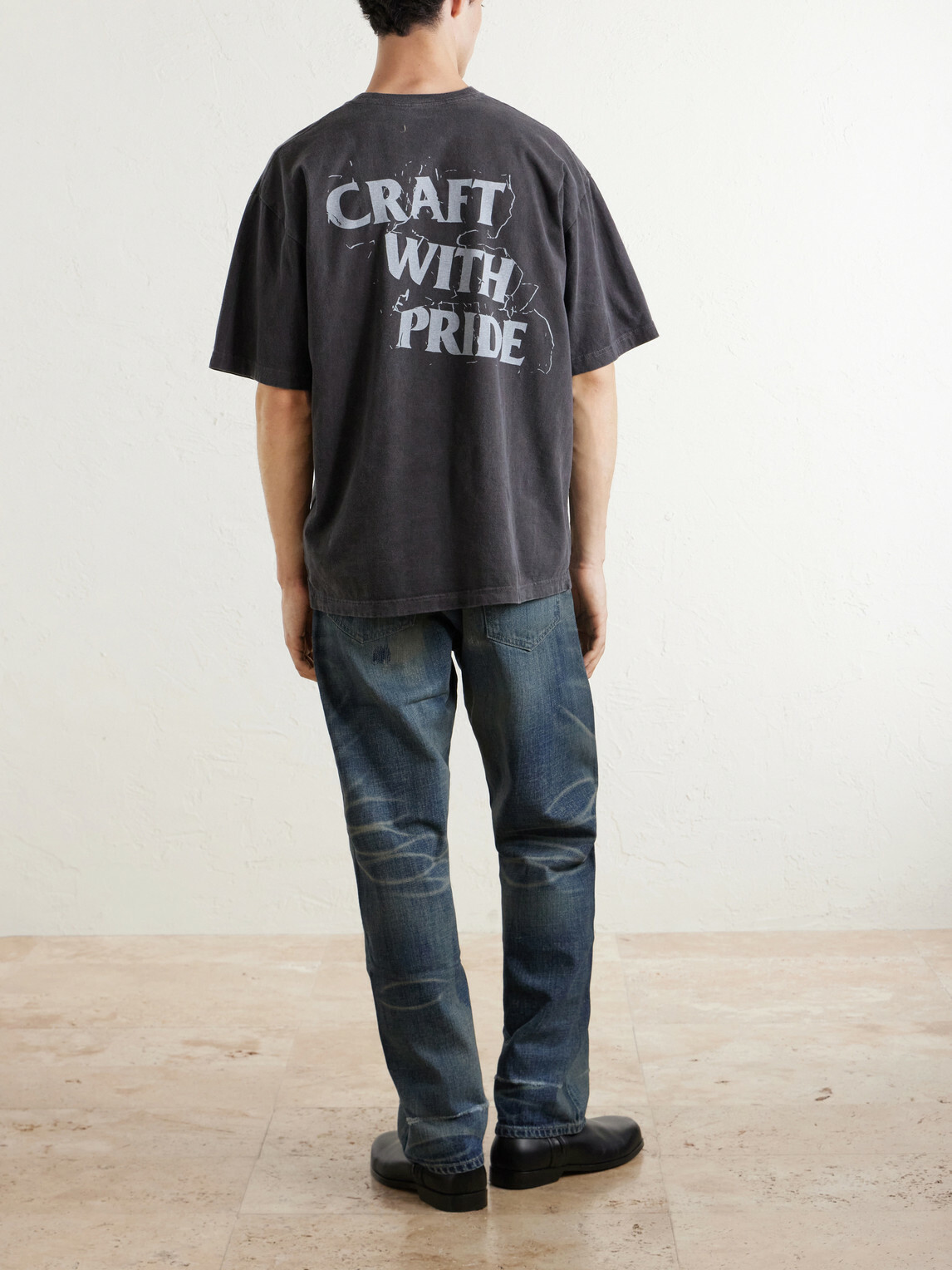 Neighborhood - Logo-Printed Cotton-Jersey T-Shirt - Gray