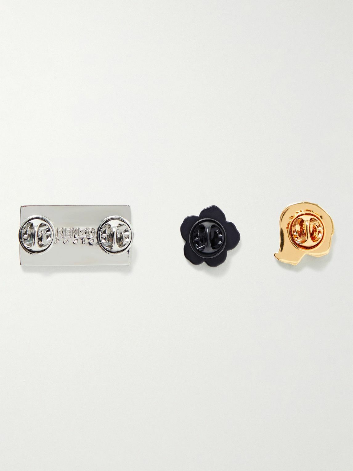 Kenzo - Men - Boke Flower Gold-Tone Earrings Gold