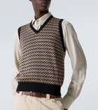 Lemaire Cotton jacquard sweater vest