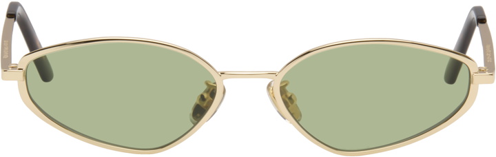 Photo: RETROSUPERFUTURE Gold Zyra Sunglasses