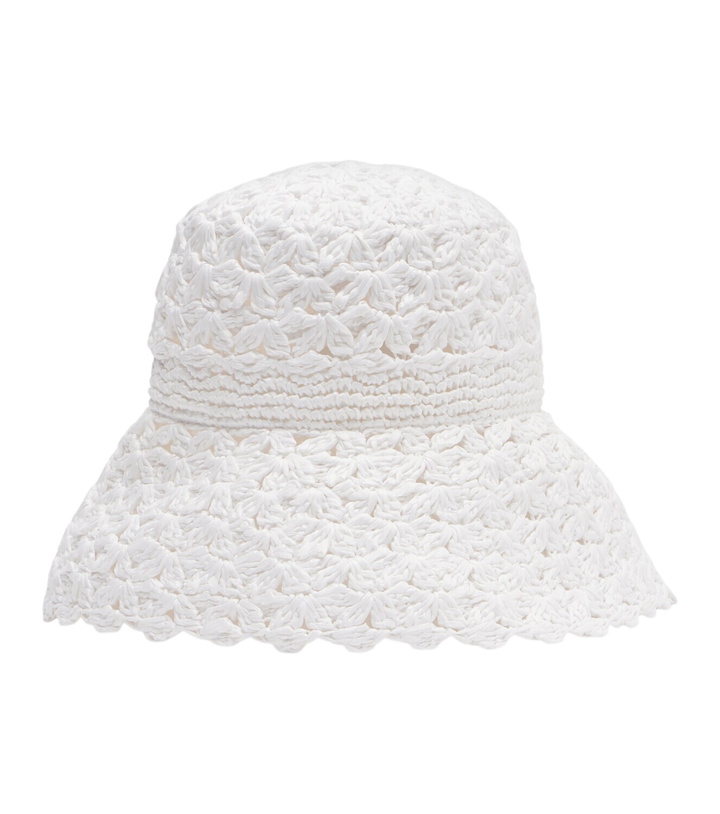 Photo: Aquazzura Crochet bucket hat