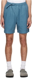 Maharishi Blue Asym Shorts