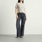 Maison Margiela Women's Stamped Cotton Polo in Pale Blue