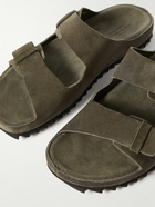 Officine Creative - Agora Suede Sandals - Green