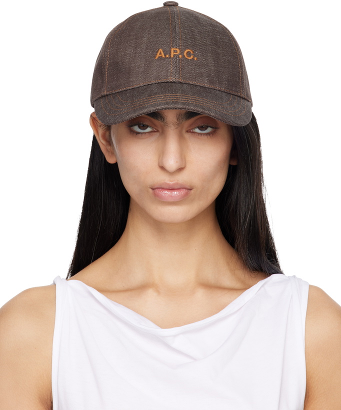 Photo: A.P.C. Brown Charlie Baseball Cap