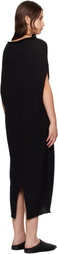 Lauren Manoogian Black Shoulder Maxi Dress