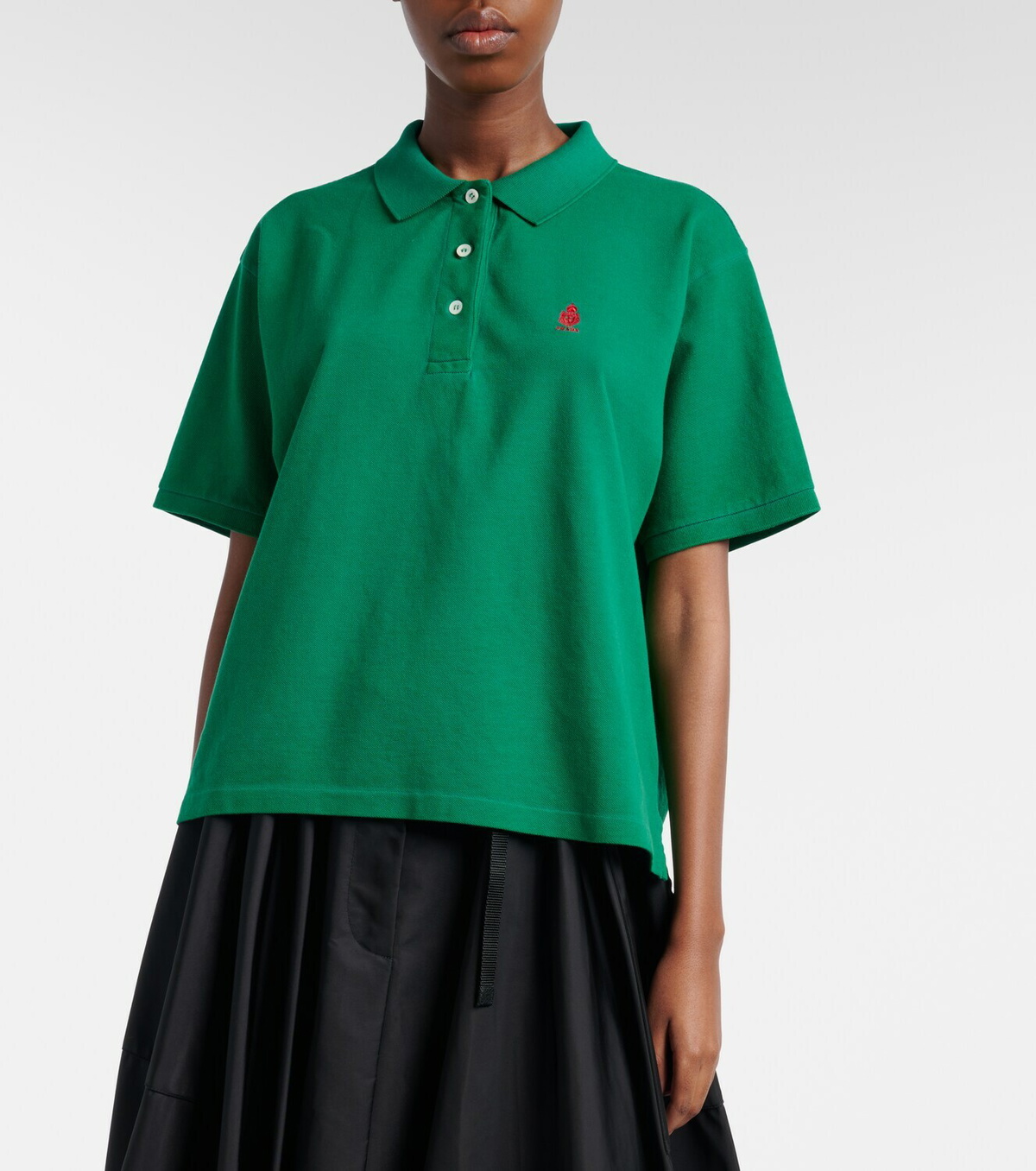 Prada Cotton piqué polo shirt