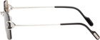 Cartier Silver Classic C Motif Sunglasses