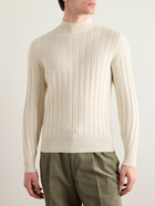 Brunello Cucinelli - Ribbed Cashmere Sweater - Neutrals