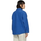 Stussy Blue Fleece Zip Jacket