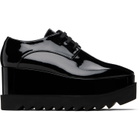 Stella McCartney Black Limited Edition Elyse Monochrome Platform Derbys