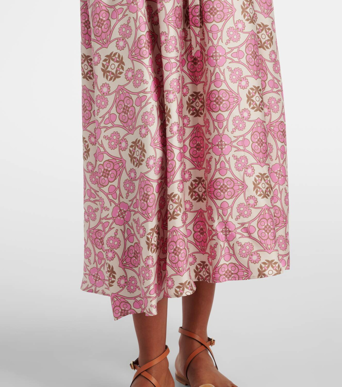 'S Max Mara Fulvia printed silk maxi dress