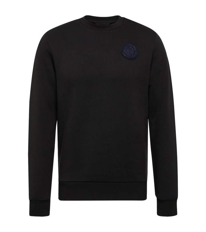 Photo: Moncler Cotton jersey sweatshirt