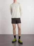 Portal - Lateral Peak Logo-Print Recycled-Jersey T-Shirt - Neutrals