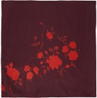 Our Legacy Red Printed Scarf
