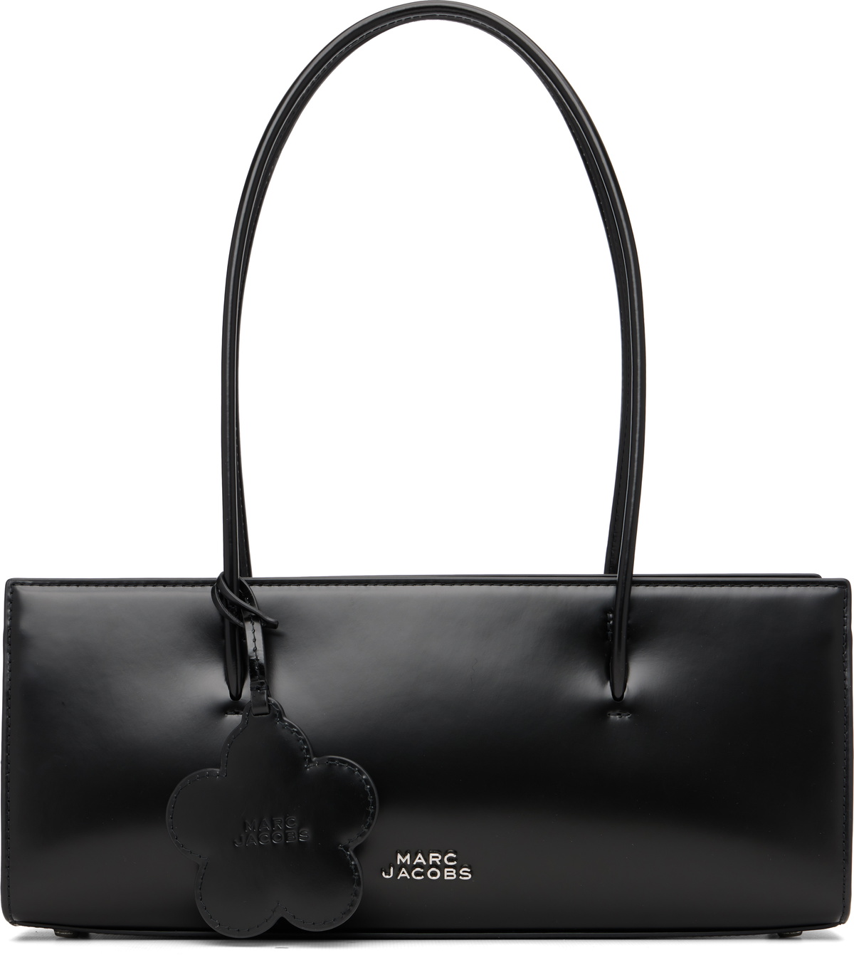 Marc Jacobs Black 'The Glam Mirror Satchel' Bag