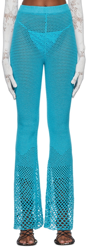 Photo: Isa Boulder SSENSE Exclusive Blue Lounge Pants