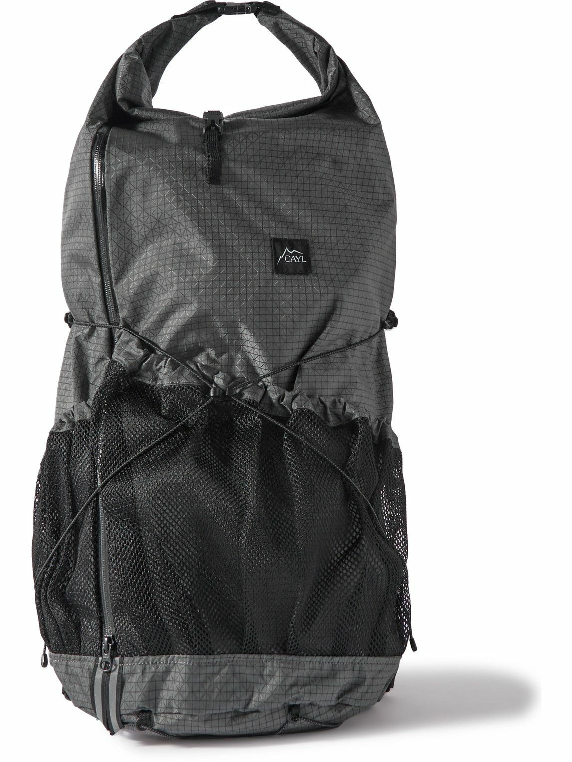 CAYL - Mari Mesh-Panelled Ripstop Roll-Top Backpack CAYL