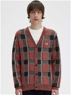 Fred Perry   Cardigan Brown   Mens