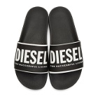 Diesel Black and White Sa-Valla Slides